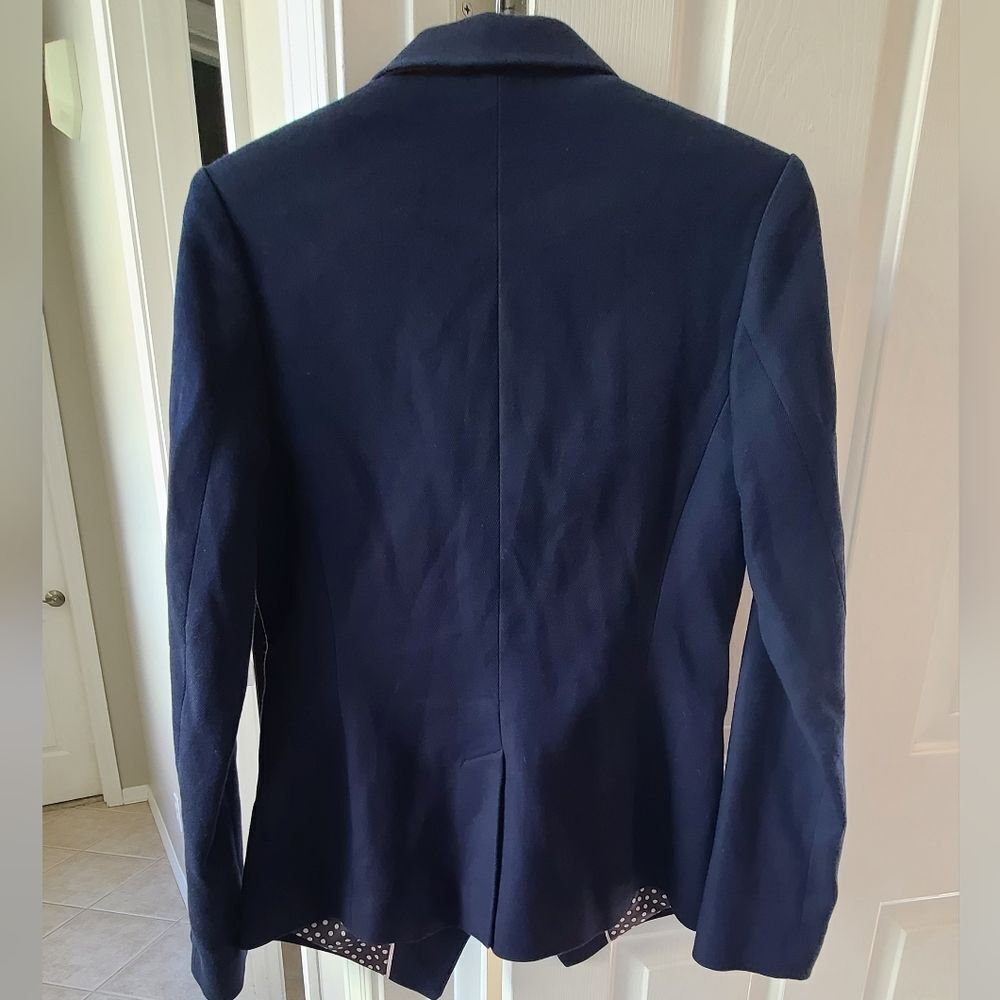 Boden Double-Breasted Navy Blazer with Gold Buttons - Picture 6 of 10